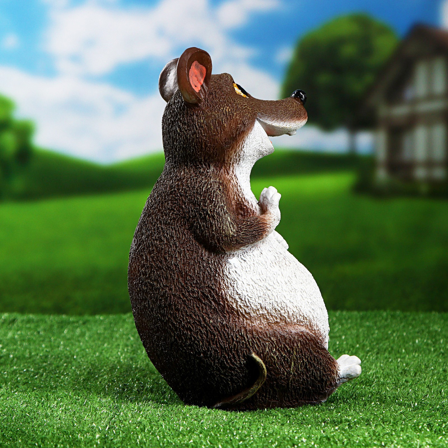 Садовая фигура "Мышка" 30см 9771666