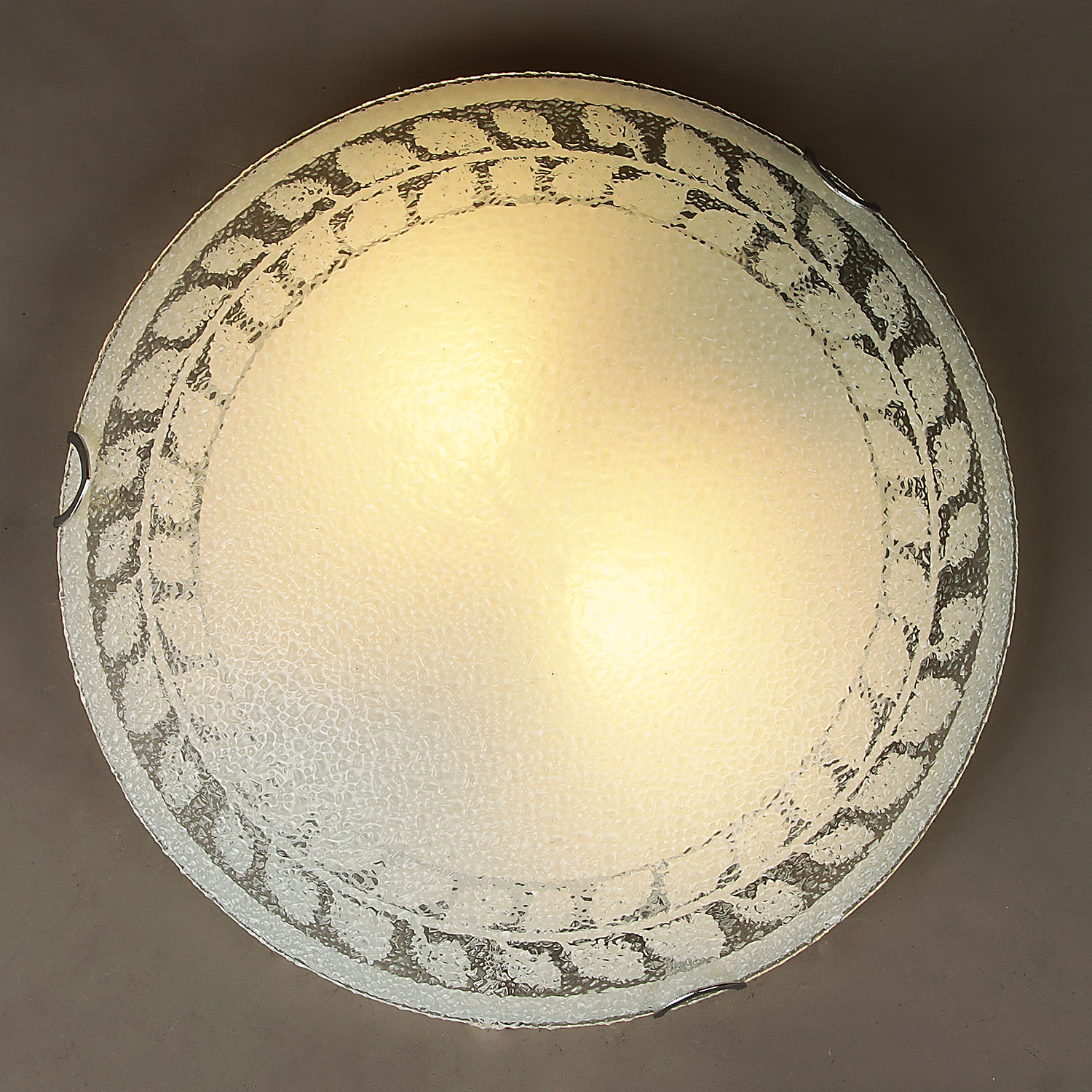 Светильник настенно-потолочный  стекло FX3140/12''  Е27 60Вт  (h=90, диам 300 ) 8кв.м.    VERNER LIG