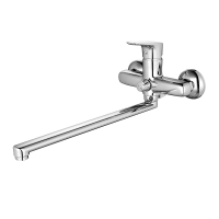 Смеситель для ванны IDDIS Zodiac, длинный излив, однорычажный