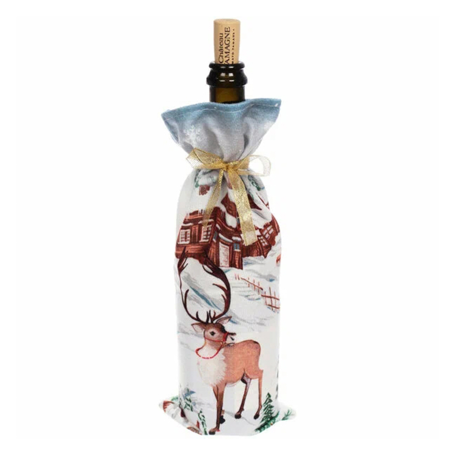 Украшение на бутылку Серпантин «Волшебная зима», 13х35 см
