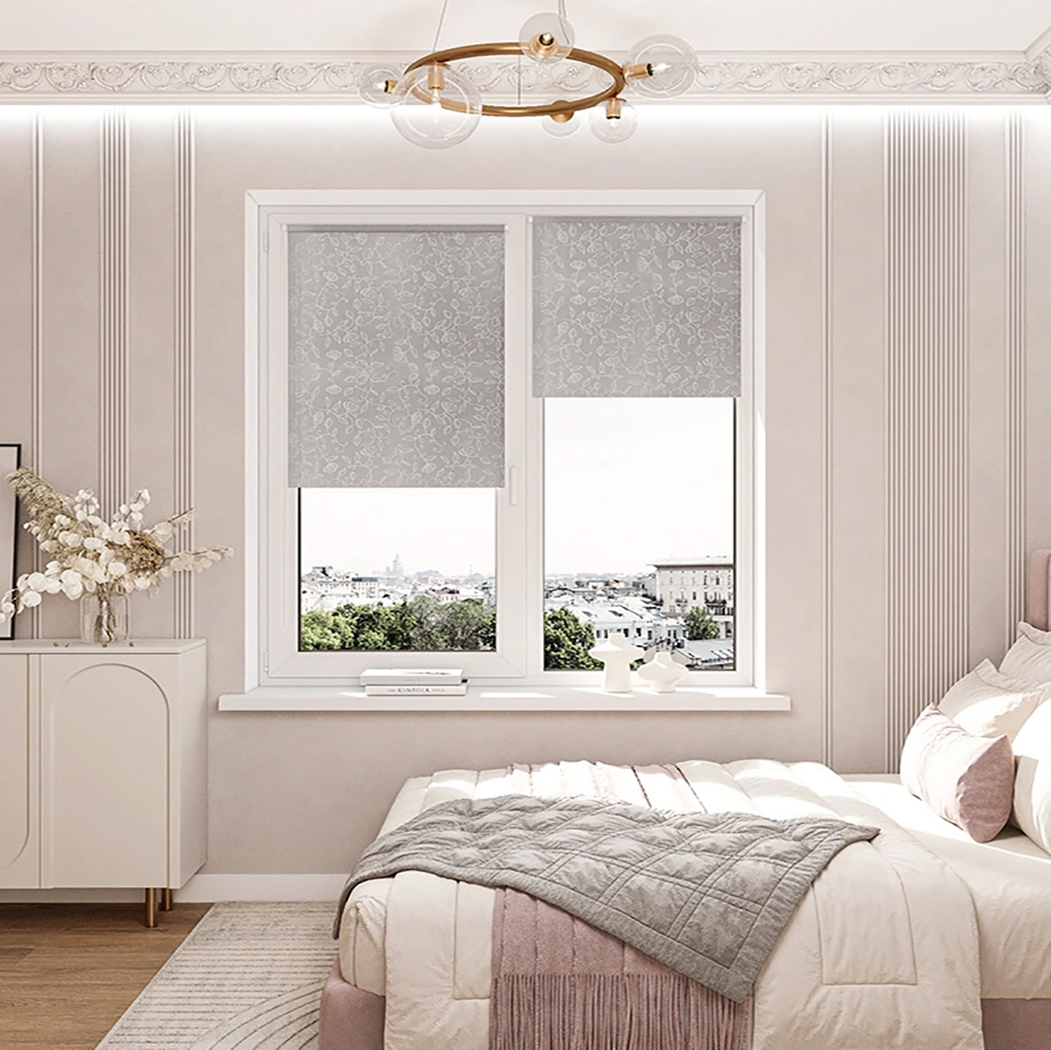 Штора рулонная Леона светло-серый 57*175 Легранд *1/6