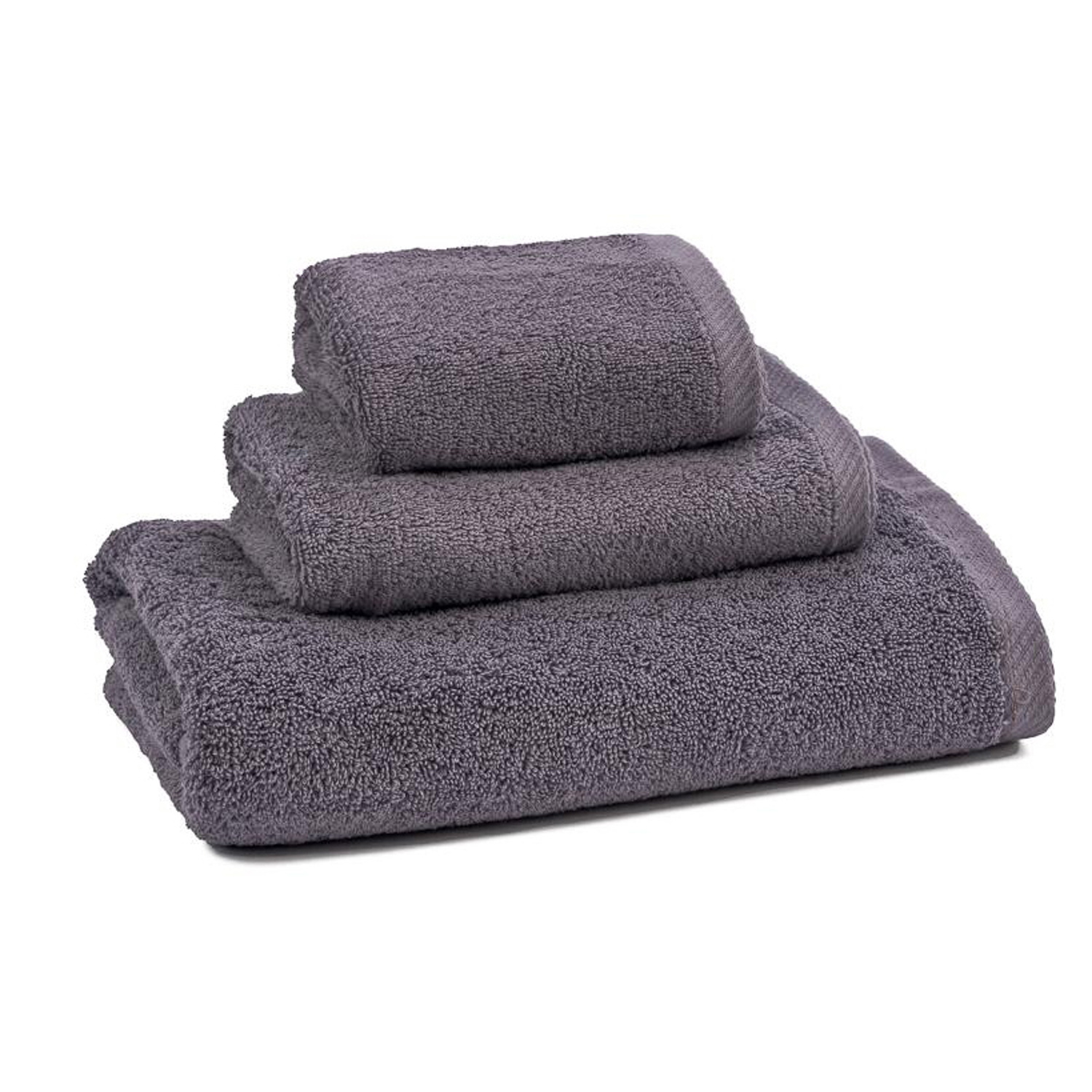 Полотенце махровое 50*90см Буржуа Нуво серый Lavander Grey 500гр/м2 Василиса *1