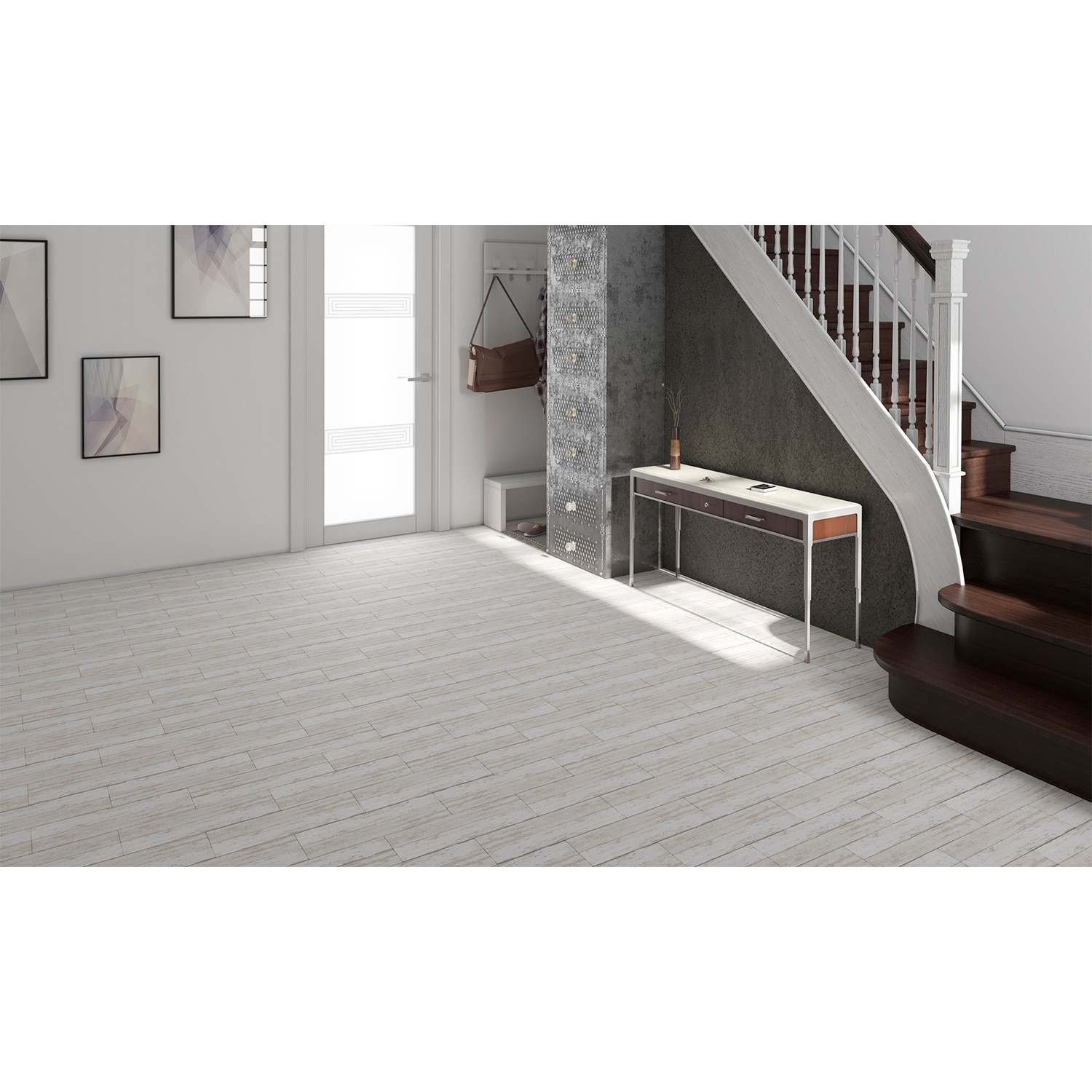 Плитка напольная Amare серая 150*600 15AM0008 1/67,5 Global Tile