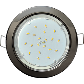 Светильник встраиваемый GX53 H4 Ecola без рефлектора Черный хром 38*106 FB53H4ECB *10/50