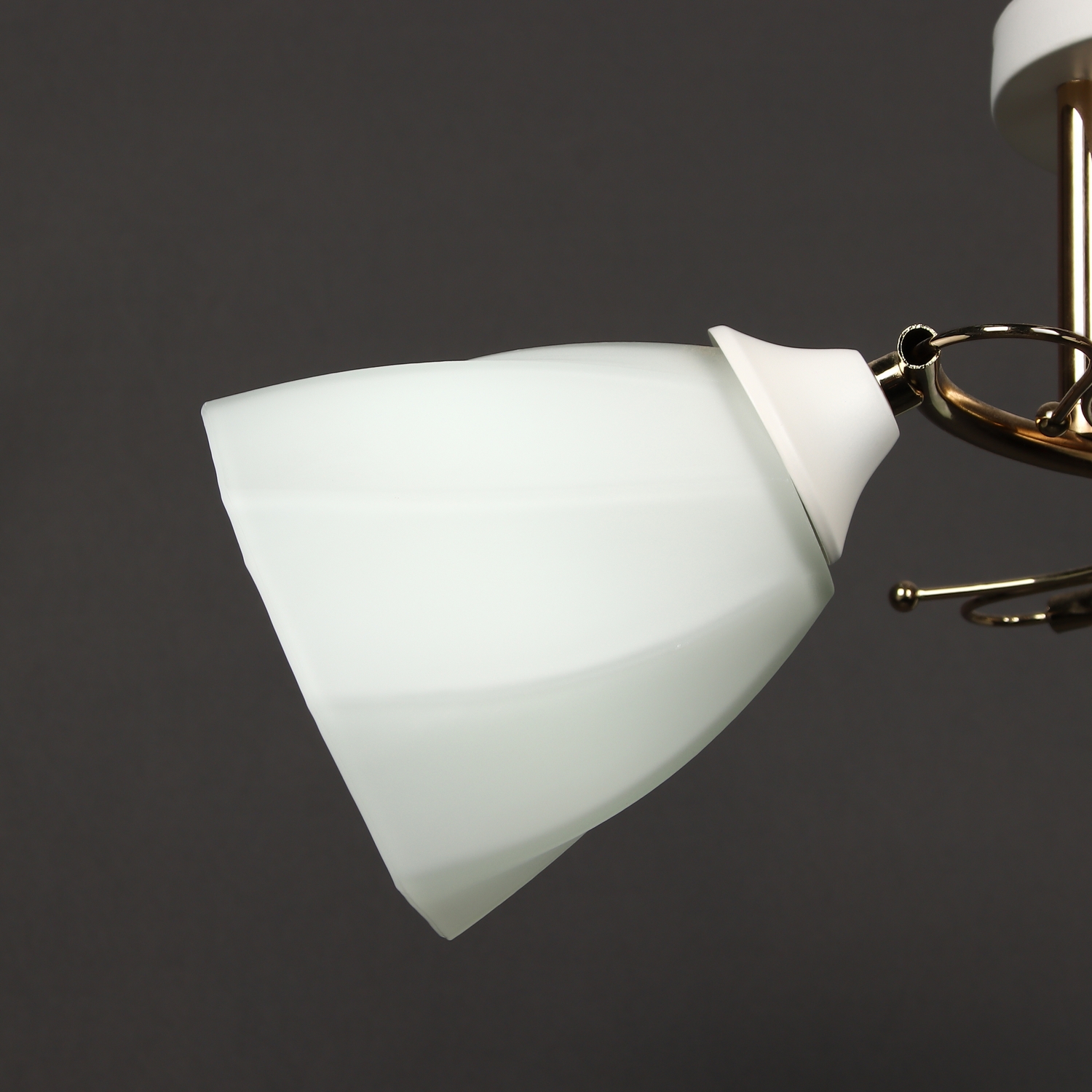 Люстра Verner Lighting А2963/3, 40 Вт, E27, 3 лампы, белый/золото