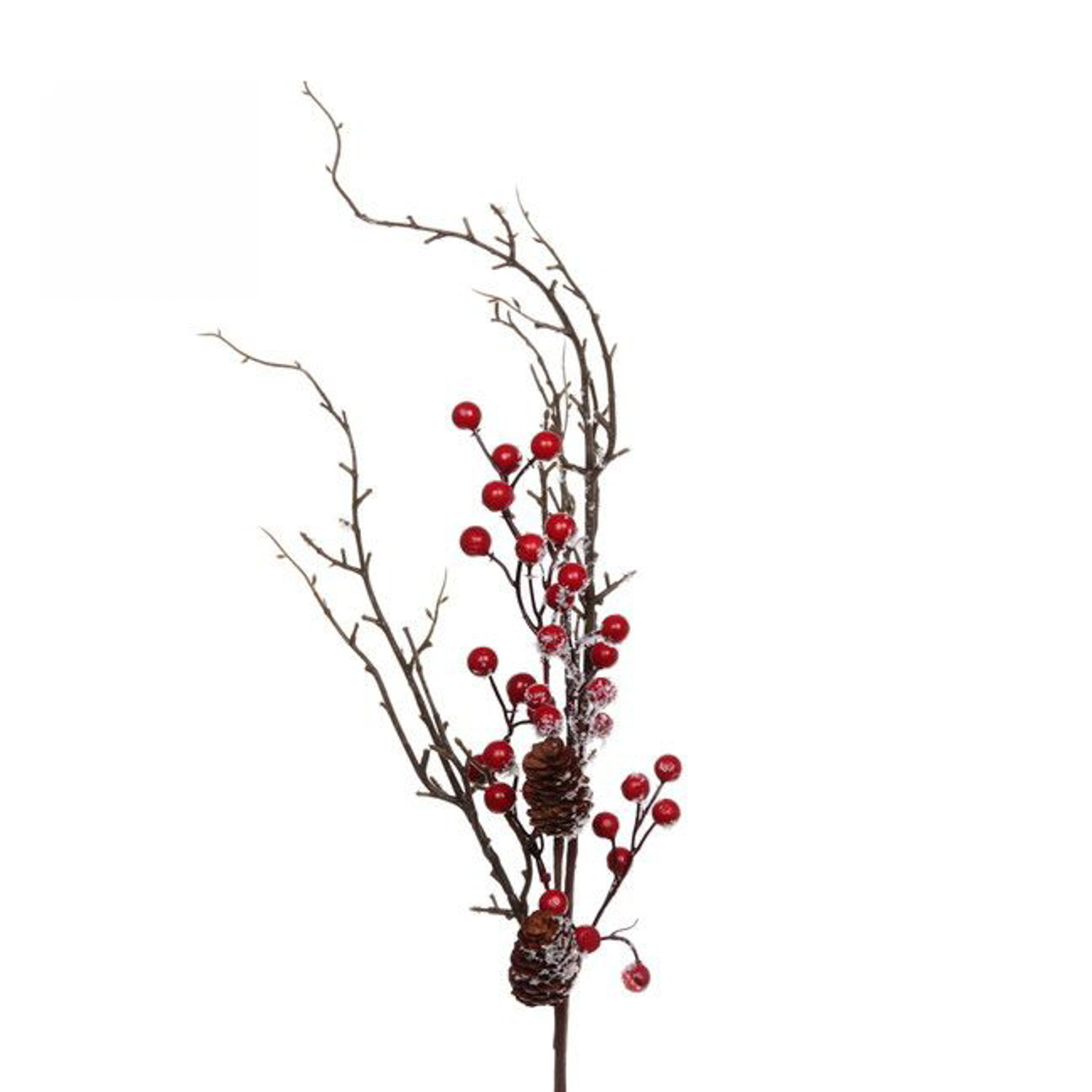 Ветка хвойная Заснеженный сад , 80 см