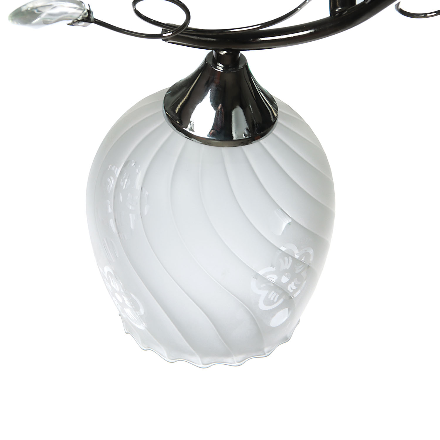 Люстра Verner Lighting А2662/2, 40 Вт, Е27, 2 лампы, черный/хром