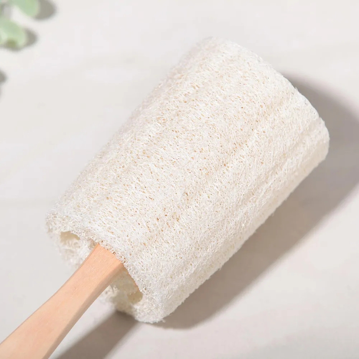 яяяМочалка для тела "Доляна" из люффы с ручкой   5168749