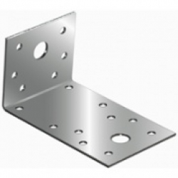 Уголок крепежный 150х90х60 мм ТехноСервис KUAS, ассиметричный