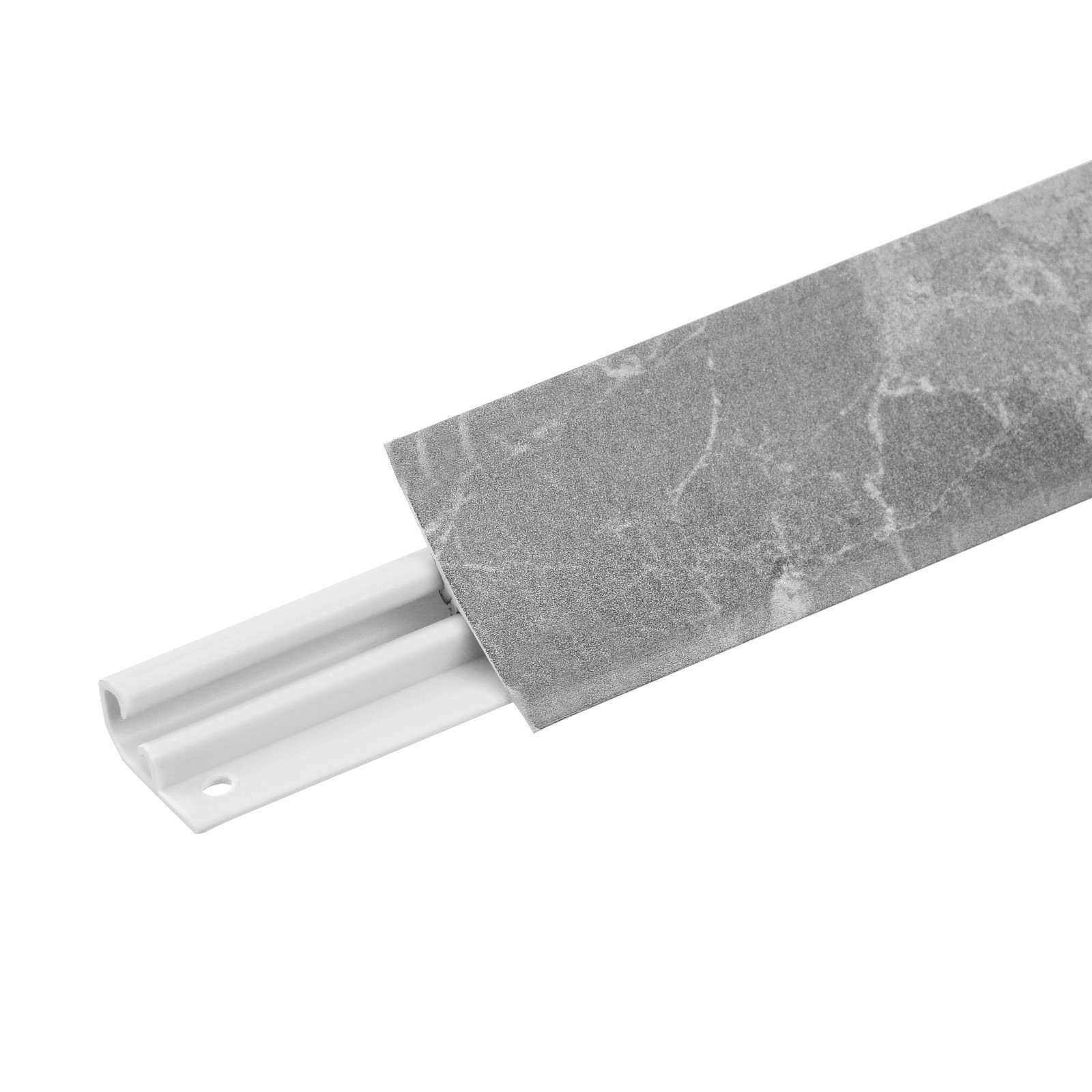 Плинтус WP-23 (3 м) Мрамор марквина серый ST-0694*1