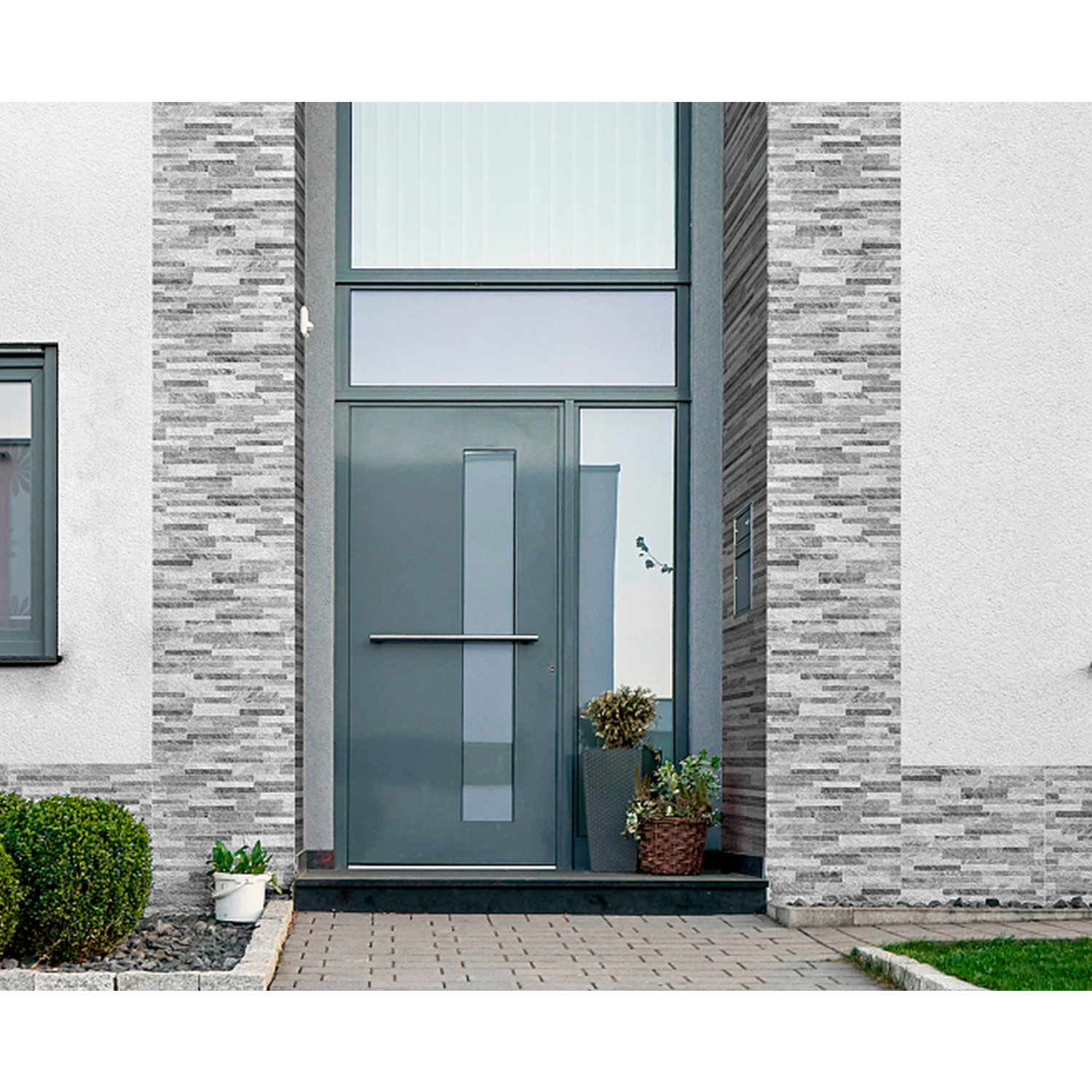 Керамогранит 1.62 м² Global Tile Trick GT191VG, 600x300x9 мм, серый