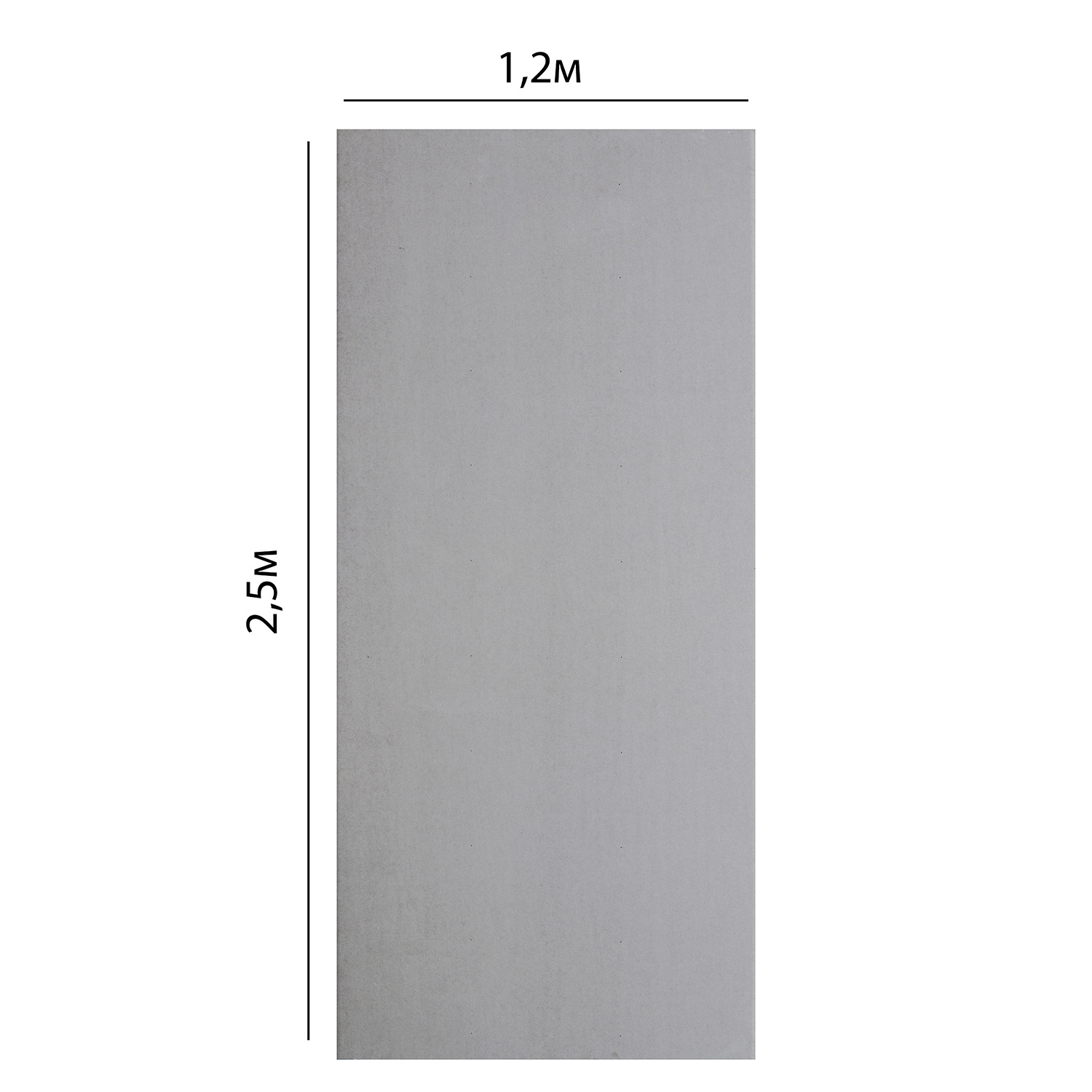 Гипсокартон 9.5х1200х2500 мм KNAUF, 3 м², полукруглая утоненная кромка, стандартный