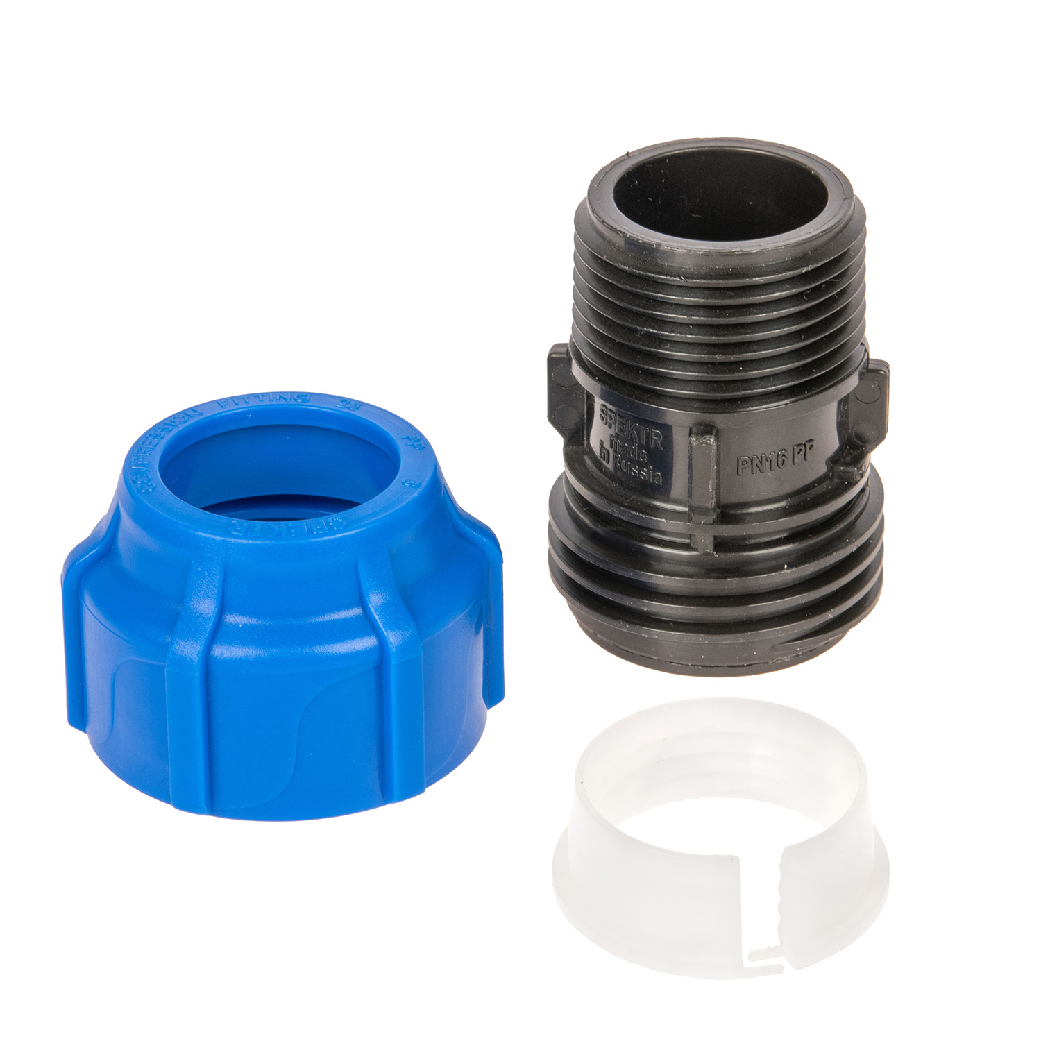 Муфта ПНД компрессия Ø 25х1" наруж. резьба *1/70 Муфта ПНД компрессия Ø 25х1" наруж. резьба *1/70