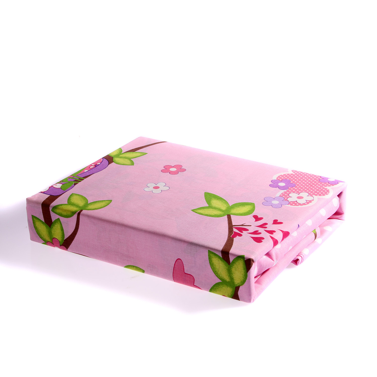 Постельное белье детское 1,5сп бязь Тинейджер Василиса 7162/1 Совята, наволочка 70*70 - 1шт *1/7 *