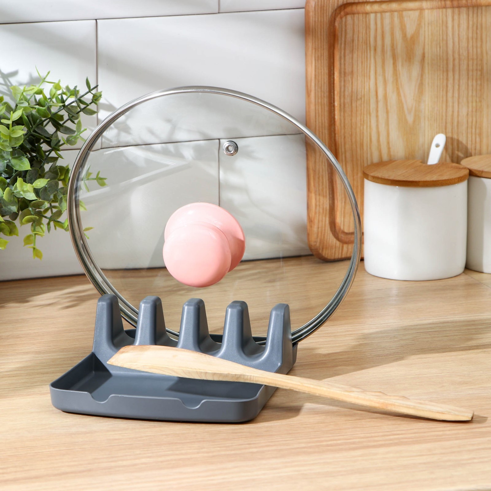 яяяСушилка для посуды настольная пластм. 180x140мм цвета:"микс" 7560331 ("BARONESS") *1/48