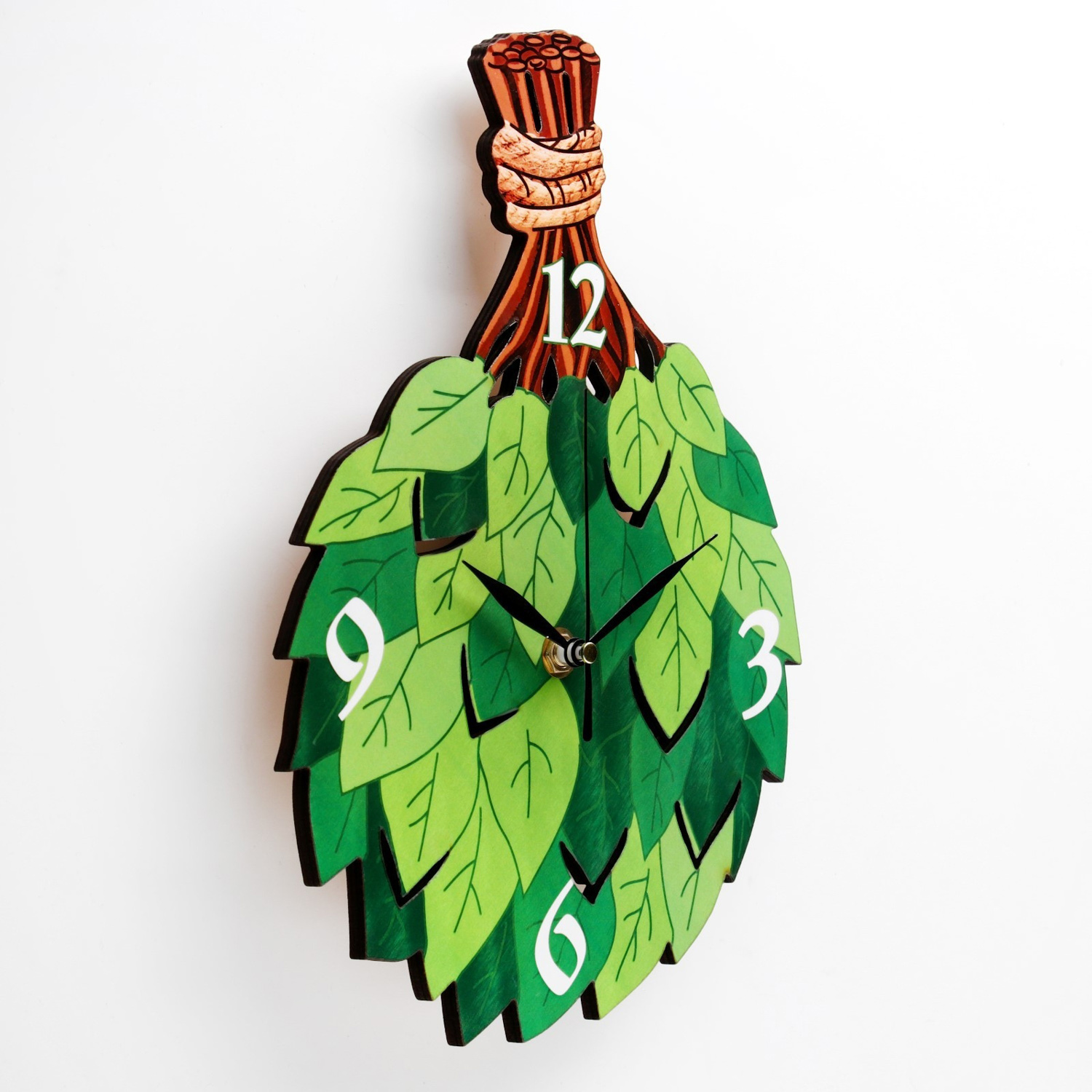 Часы настенные, серия: Баня, "Веник", дискретный ход, 21 х 28 см 9227008