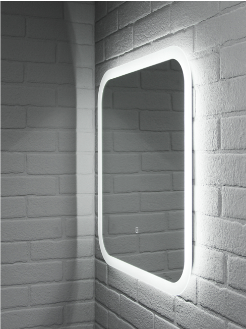 Зеркало /Sansa/ "Капри" 600*600 LED-подсветка, сенсорный выключатель *1/10