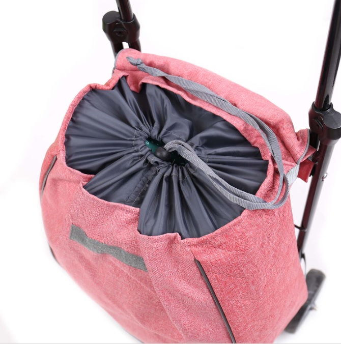 яяяСумка-тележка на колёсах хозяйственная 30л, цвета: "микс" СХ1С "Haushalt" ("Ника") *2