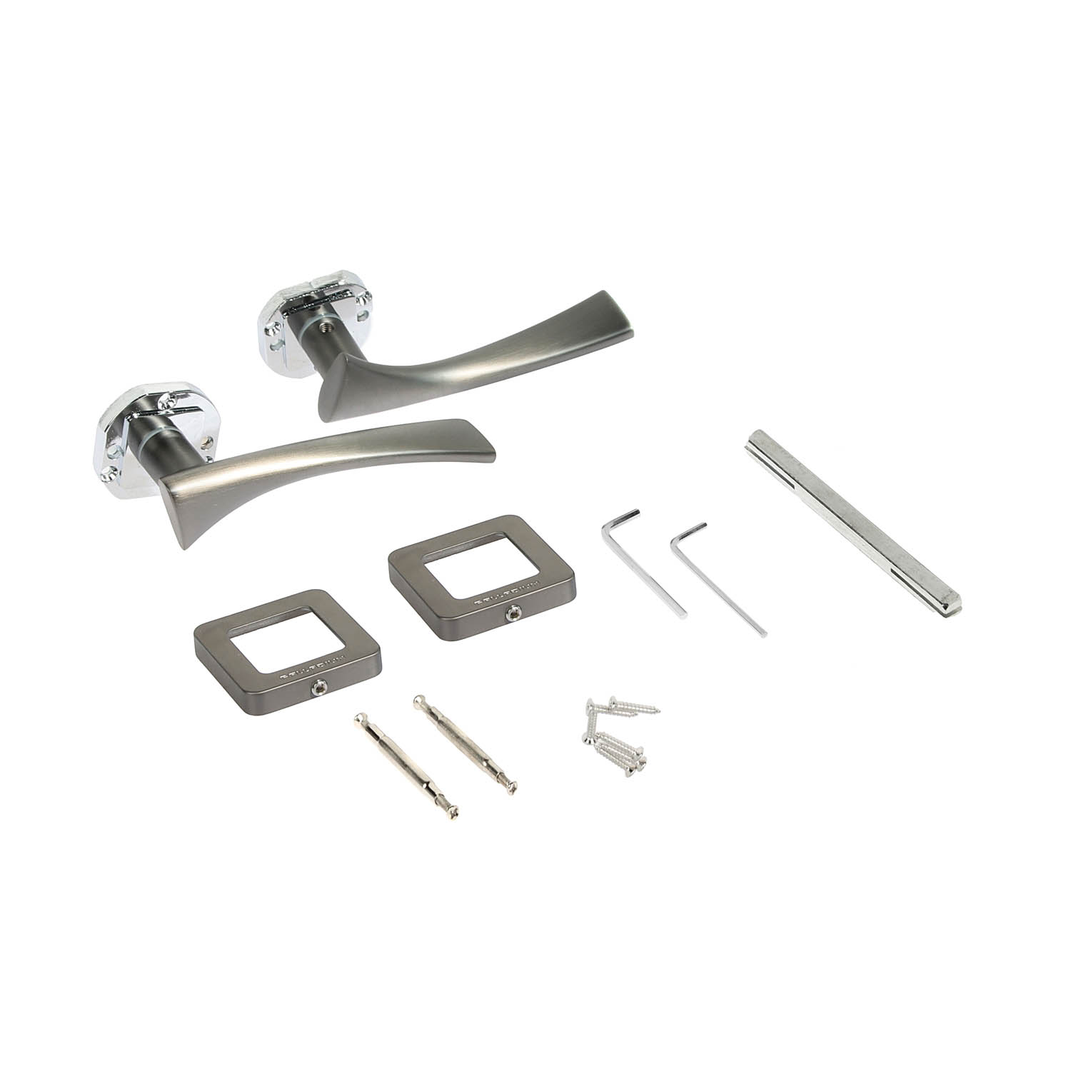 Ручка раздельная ГРАФИТ ATOM GF Палладиум *1/20