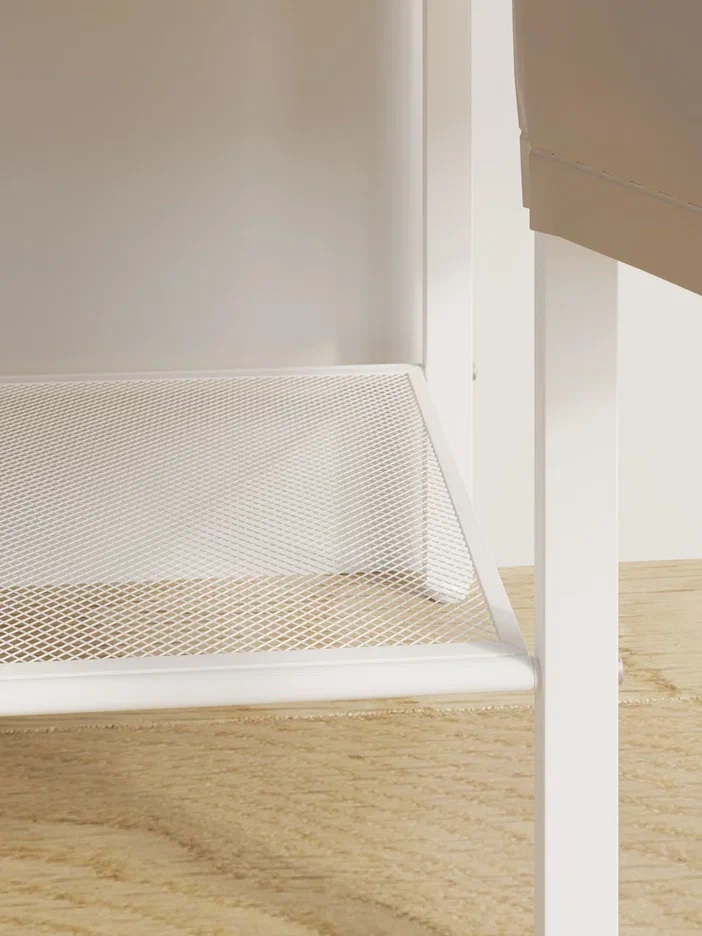 Вешалка напольная 67х30х187 см ЗМИ Торонто 23Л, дерево/белый