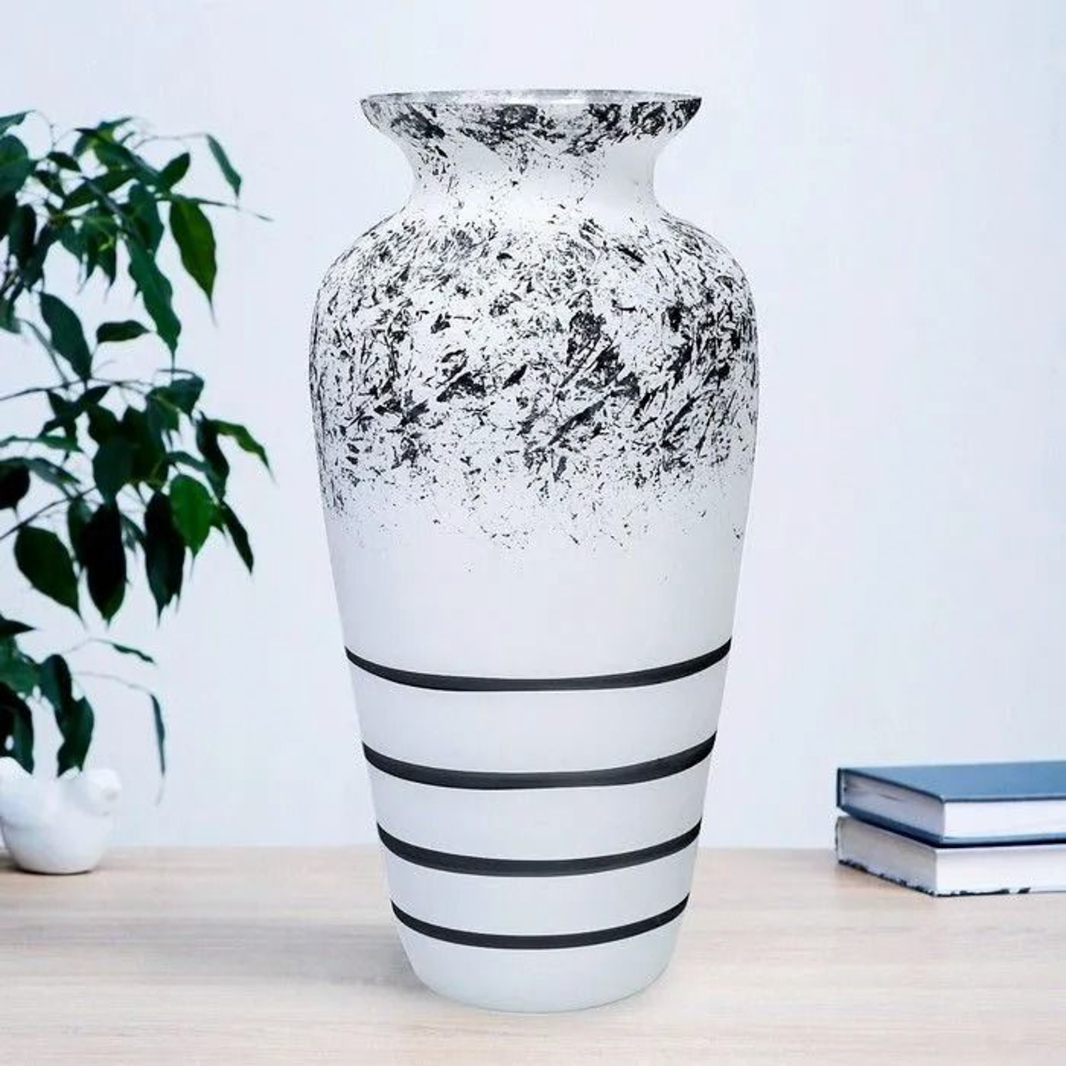 Ваза "Ситула" 35х16 см, (диам.отвер.=7,5см. диам.от края до края=11,5см) МИКС 5177061