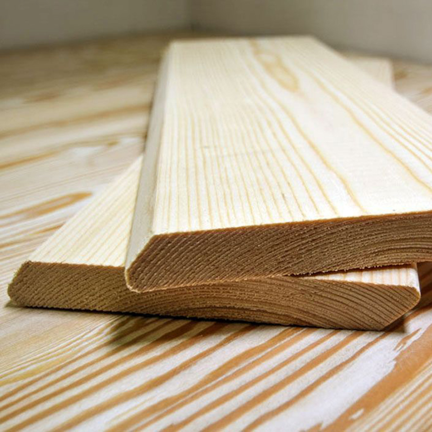 Планкен 20х95х3000 мм, трапециевидный, профилированный, сорт АВ