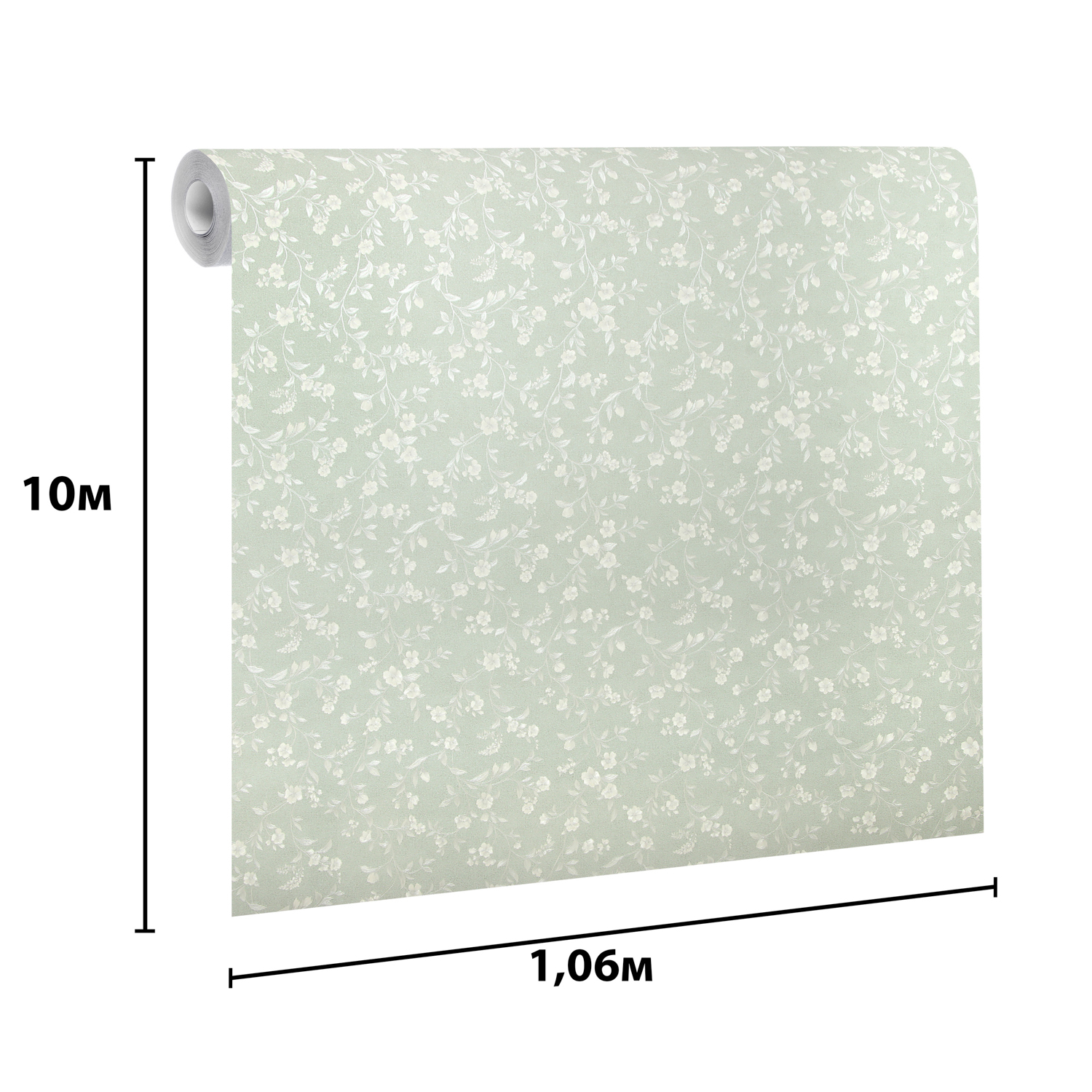 Обои флиз. "Эрисманн" Monica (зел.) 60938-05 10.05х1.06м *6