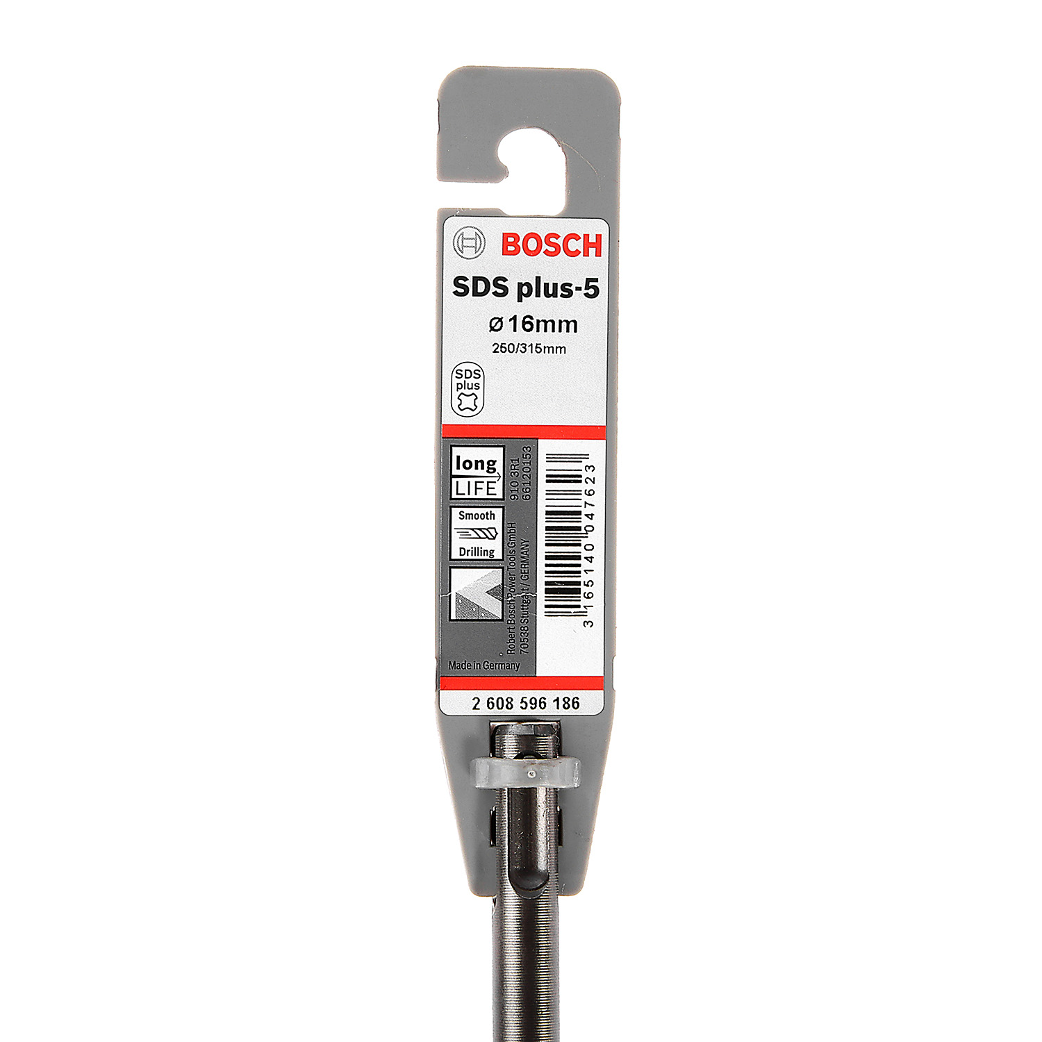 Бур по бетону 16*310мм SDS plus-5 2 грани (2608596186) BOSCH *1
