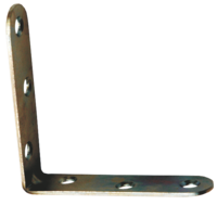 Уголок мебельный (кронштейн) 80*80 цинк Кунгур *10/150