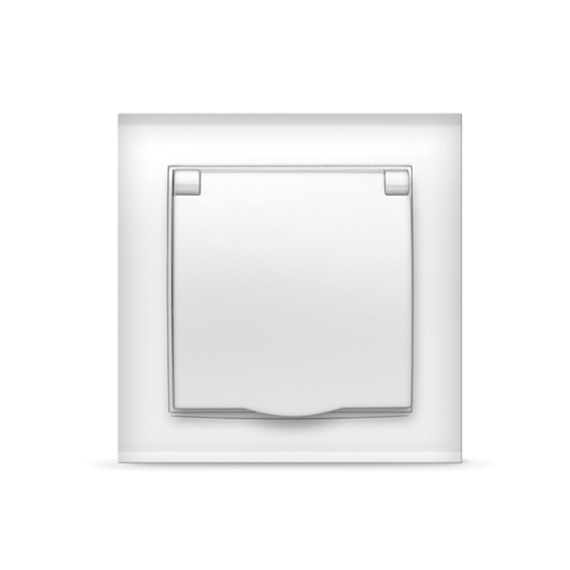 Розетка Бриллиант СП 1-мест. белая сз с крышкой 16А IP20 UNIVersal 7947649 *10100 Розетка Бриллиант СП 1-мест. белая сз с крышкой 16А IP20 UNIVersal 7947649 *10100