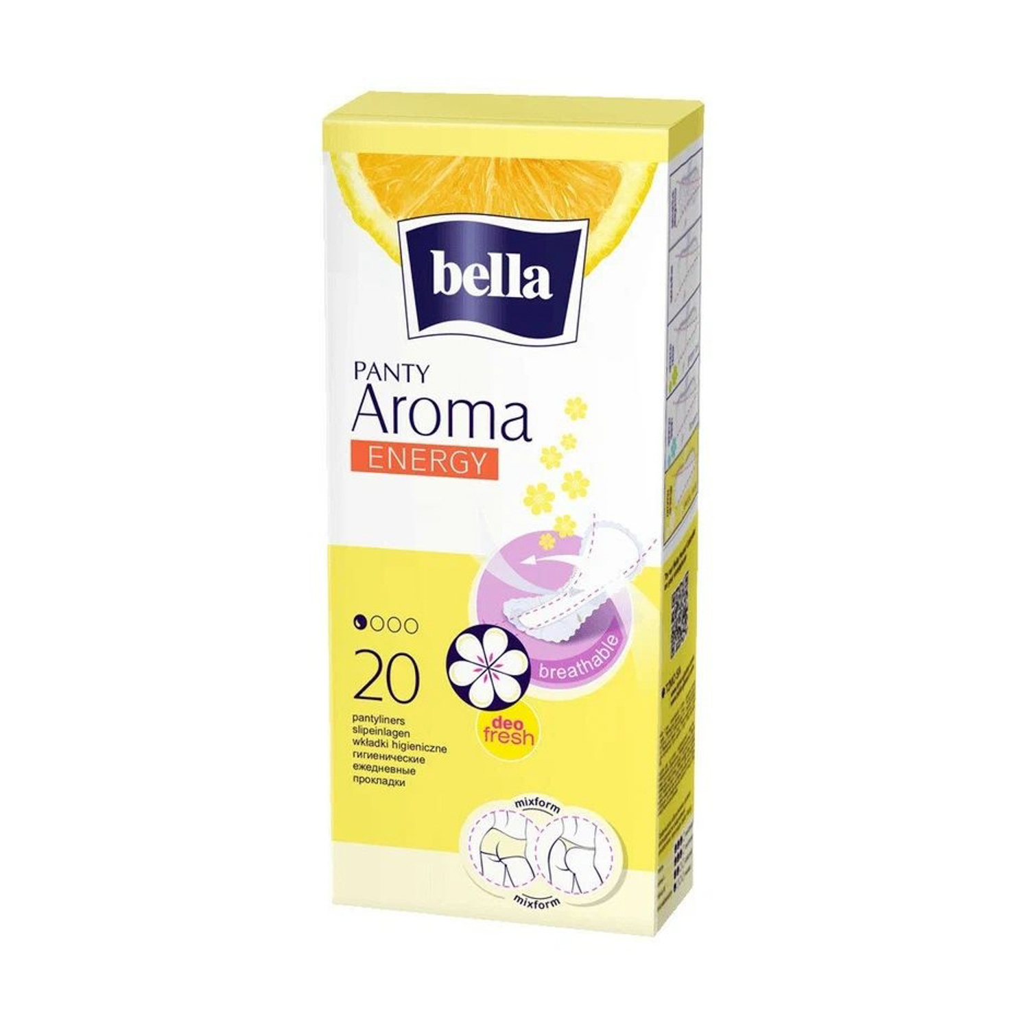 Прокладки Белла ежедневные Панти/Арома/Энержи 20 шт.*1 Прокладки Белла ежедневные Панти/Арома/Энержи 20 шт.*1