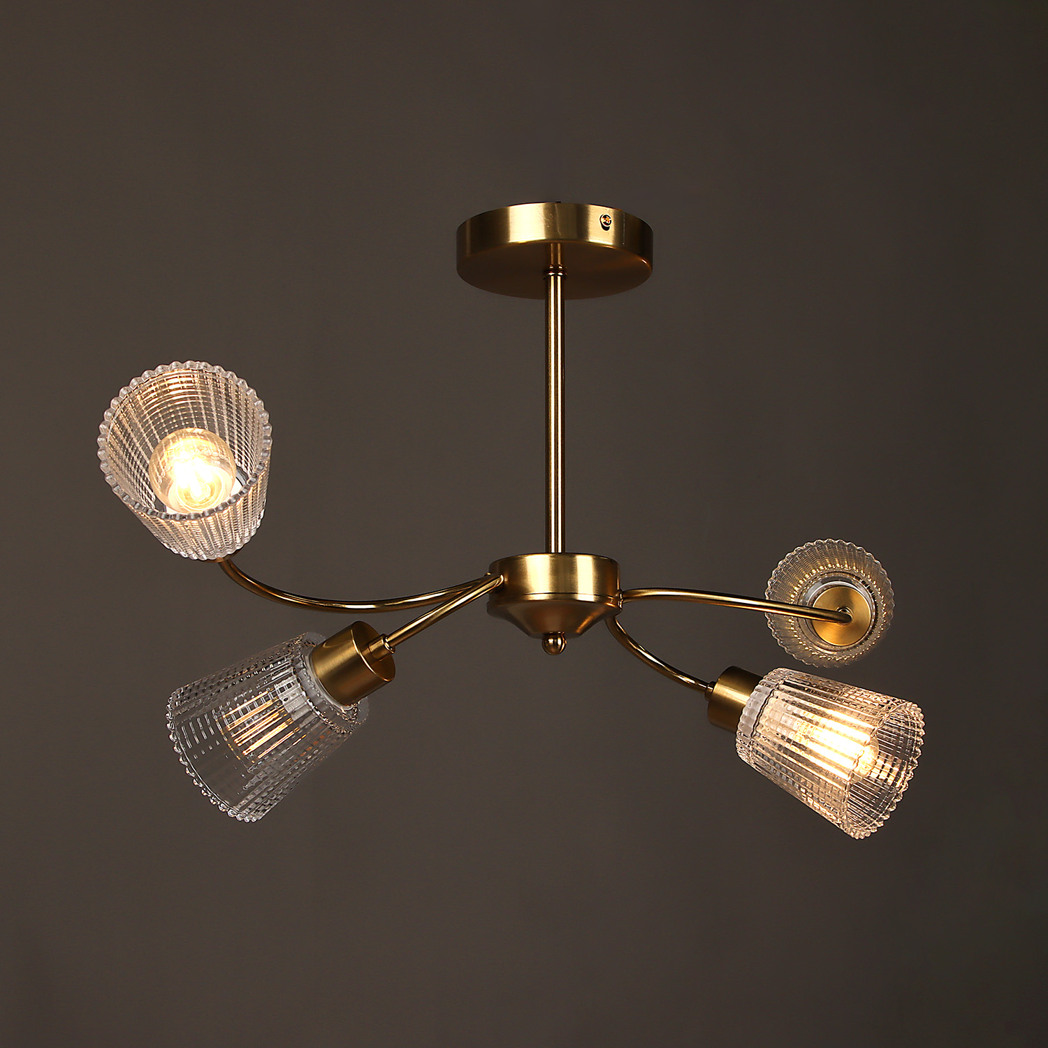 Люстра N6576/4 COP 4*40W E14 220V (l-720; w-310; h-280) VERNER LIGHTING *1