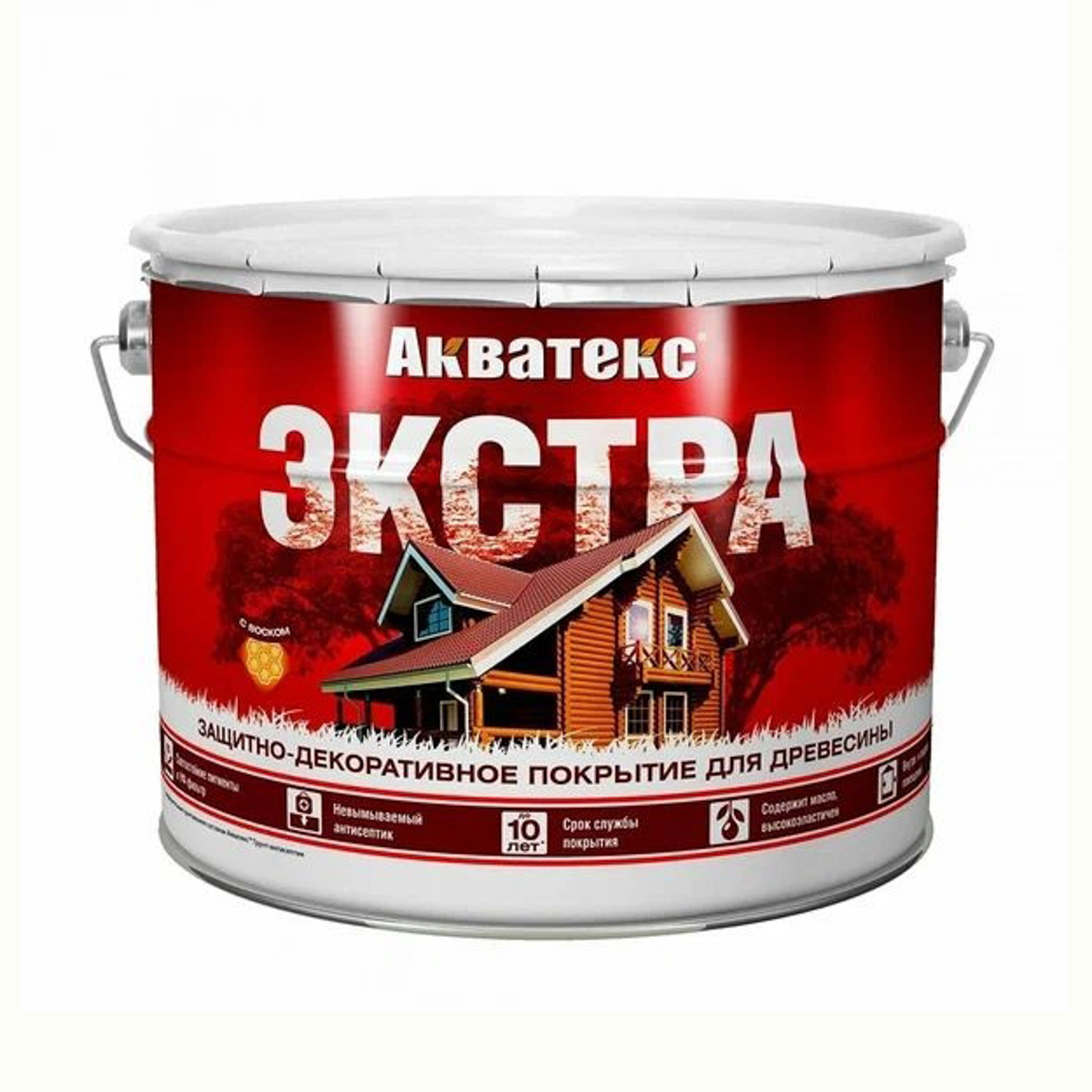 Защитно-декоративное покрытие для древесины алкидное орегон 9 л Акватекс-ЭКСТРА *1/55