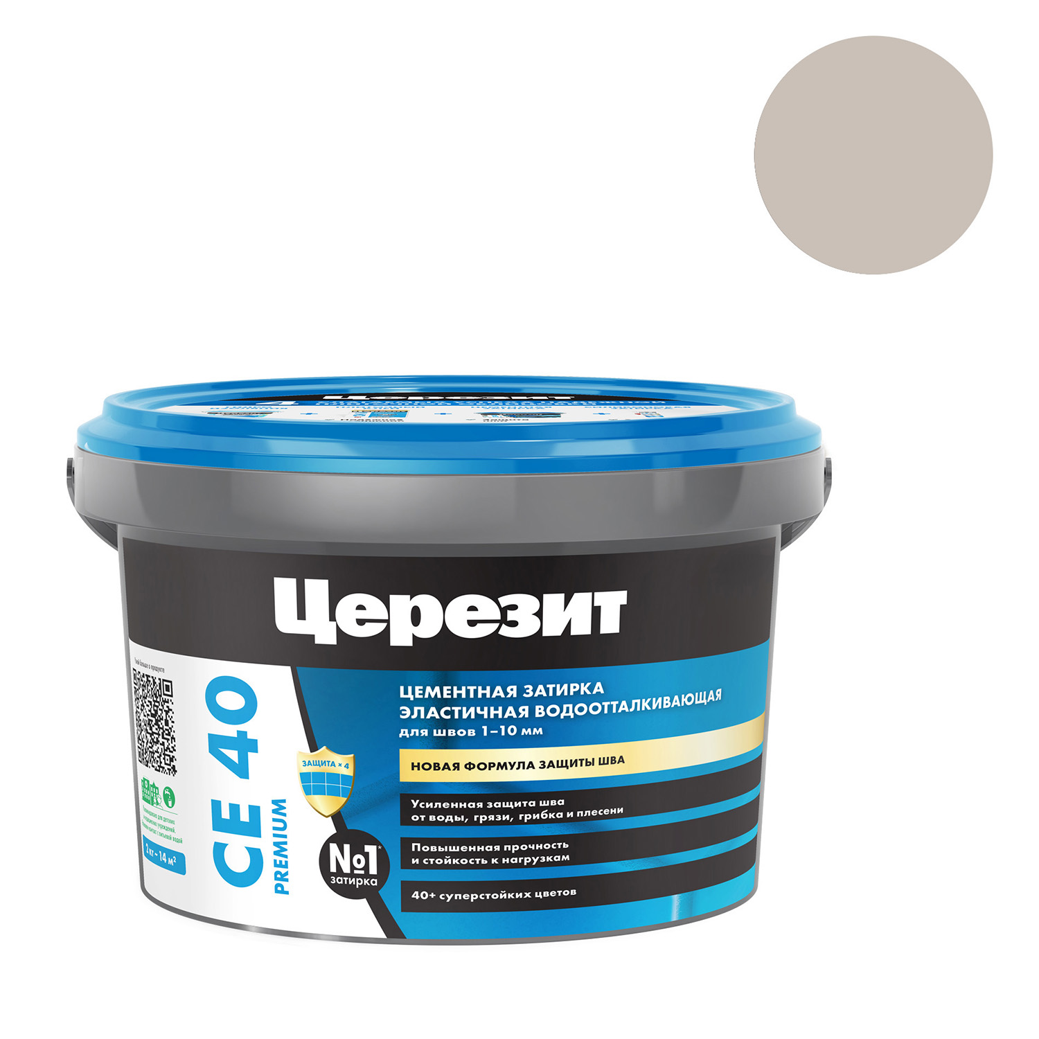 Затирка для швов СЕ 40 Сканди  2кг Церезит *1/12/192 Затирка для швов СЕ 40 Сканди  2кг Церезит *1/12/192