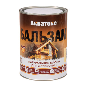 Акватекс-бальзам (натуральное масло д/древесины) бесцветный 0,75 л *1/6/576