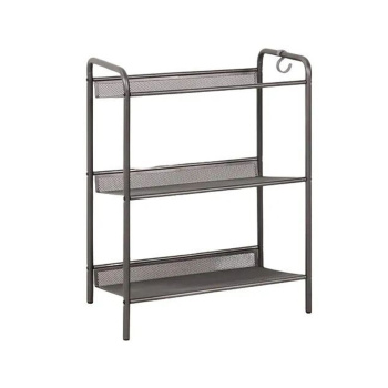 Подставка для обуви металл. "Geneva shoes 13" 3-х ярусная 450х270х600мм Графит ПДО Ж13 Гр ("ЗМИ") *1