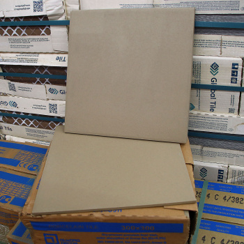 Керамогранит 1.53 м² Quadro Decor Техно Грес, 300х300х7 мм, серый Керамогранит 1.53 м² Quadro Decor Техно Грес, 300х300х7 мм, серый