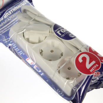 Удлинитель 3 розетки 10м с/з ПВС 3*1мм2 16А мощ.нагр 4000Вт16-103Е Фотон 11853 *1/10