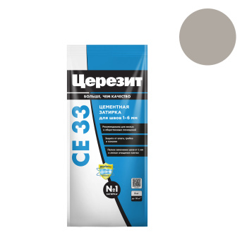 Затирка для швов 2 кг Церезит CE 33, серый Затирка для швов 2 кг Церезит CE 33, серый