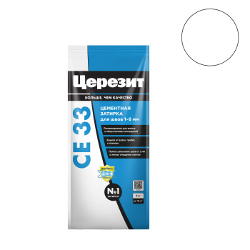Затирка для швов 2 кг Церезит CE 33, белый Затирка для швов 2 кг Церезит CE 33, белый