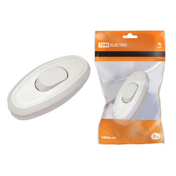 Выключатель-бра 6А 250В белый TDM SQ1806-0021 *10/80/800