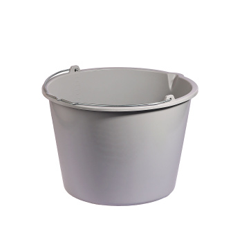 Ведро строительное 20 л Акор, ударопрочное, металлическая ручка, пластик Ведро строительное 20 л Акор, ударопрочное, металлическая ручка, пластик