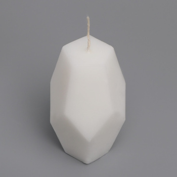 Свеча фигурная "Многогранник", 5х9 см, белый, 5 ч 9518175