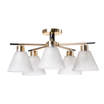 Люстра 09112-3.3-05 FG+BK 40Вт S=30м2    *2