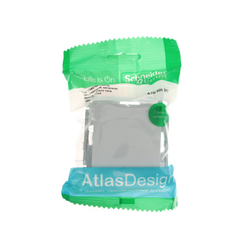 Механизм выключателя "ATLAS DESIGN" 1-кл. алюминий (сх.1) 10АХ SchE ATN000311 *1/10