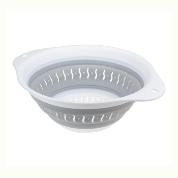 Дуршлаг пластм. СКЛАДНОЙ "Флекс" d240мм с 2-я бок.ручками М1128 ("М-Пластика") *1/20