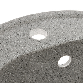 Мойка из искусственного камня круглая серая глянцевая AG7C3 500х180 AGATA *1 Мойка из искусственного камня круглая серая глянцевая AG7C3 500х180 AGATA *1