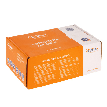 Замок врезной 61,5мм черный 709К Нора-М *1/20