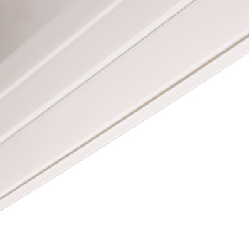 Панель ПВХ 3000х250 мм, потолочная трехполосная, серебро, 0.75 м²