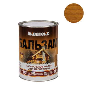 Акватекс-бальзам (натуральное масло д/древесины) дуб 0,75 л *1/6/576